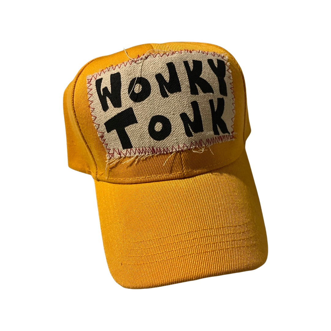 1 Yellow wonky hat